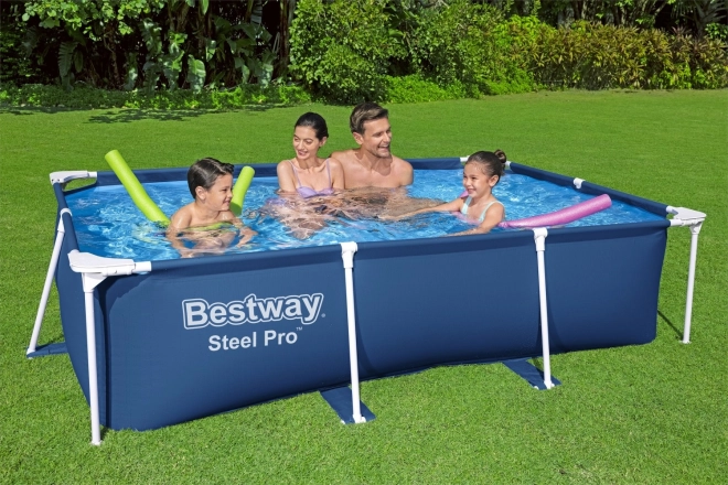 DeluxeJr Steel Pro Rack Pool 259x170x61 BESTWAY per giardino