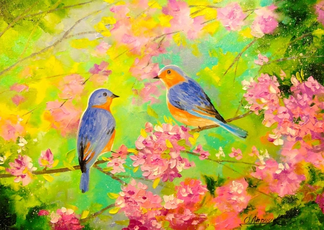 Puzzle Melodia di Primavera 1000 pezzi