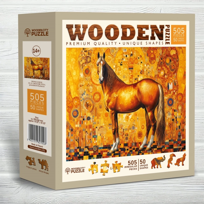 Puzzle in legno Cavallo di Vienna 505 pezzi