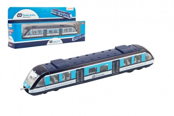 Treno regionale České dráhy 17cm in metallo/plastica