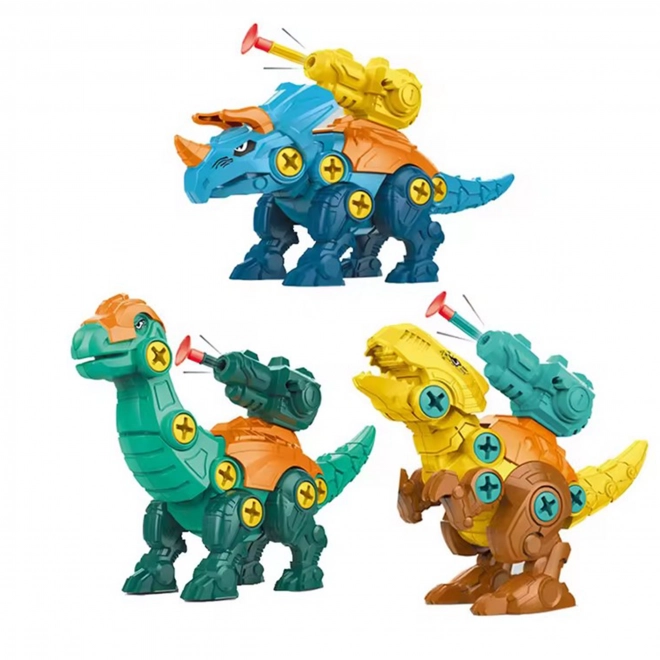 Set costruttivo di dinosauri da assemblare Woopie