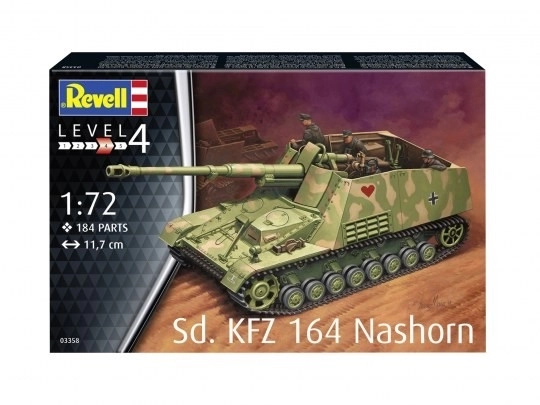 Modello in plastica Sd.Kfz. 164 Nashorn