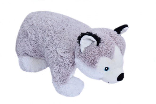 Cuscino peluche a forma di husky