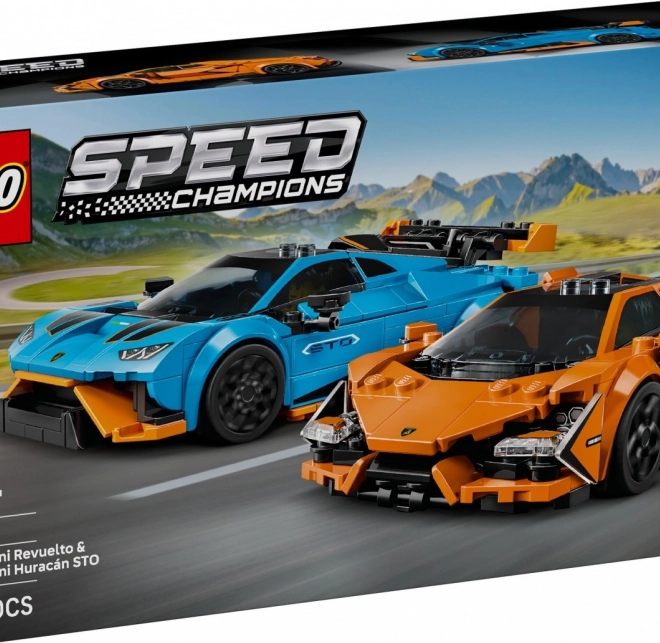 LEGO Speed Champions Lamborghini Revuelto e Huracán STO