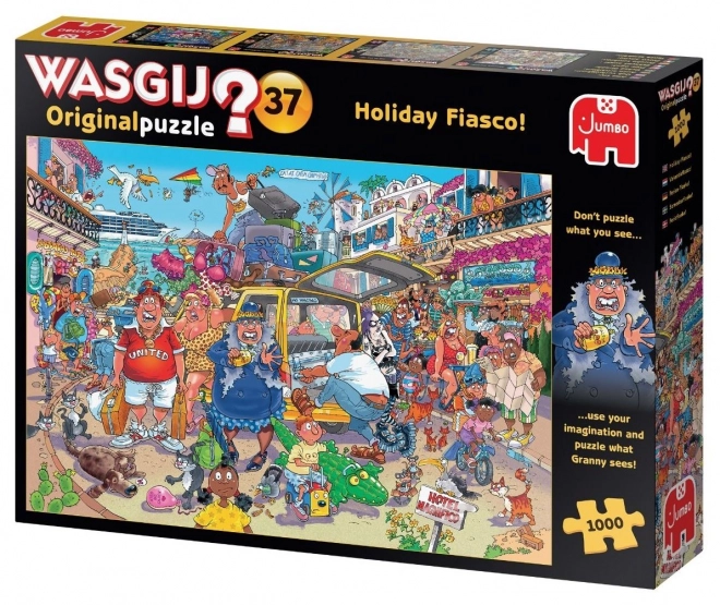 Puzzle 1000 pezzi Wasgij Original Vacanze rovinate