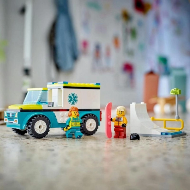 Ambulanza e Snowboarder LEGO City