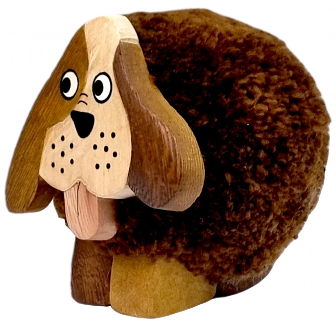 Figura grande XL pompon cane