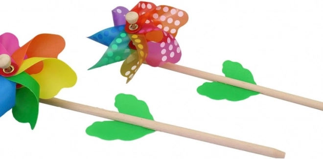 Girandola 14 cm con bastoncino di legno, 3 tipi