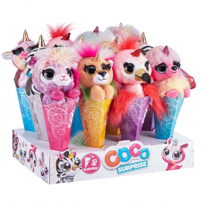 Peluches a cono Fantasy in cartone 24 pezzi