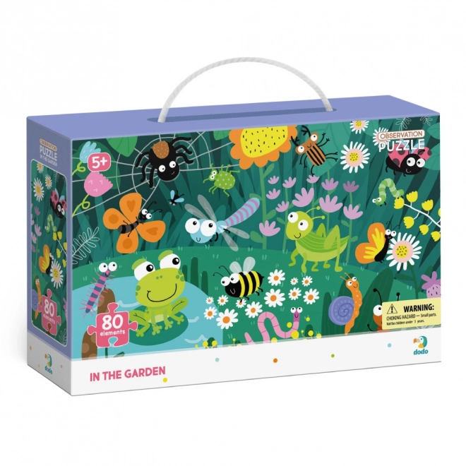 Puzzle Cerca E Trova In Giardino 80 Pezzi