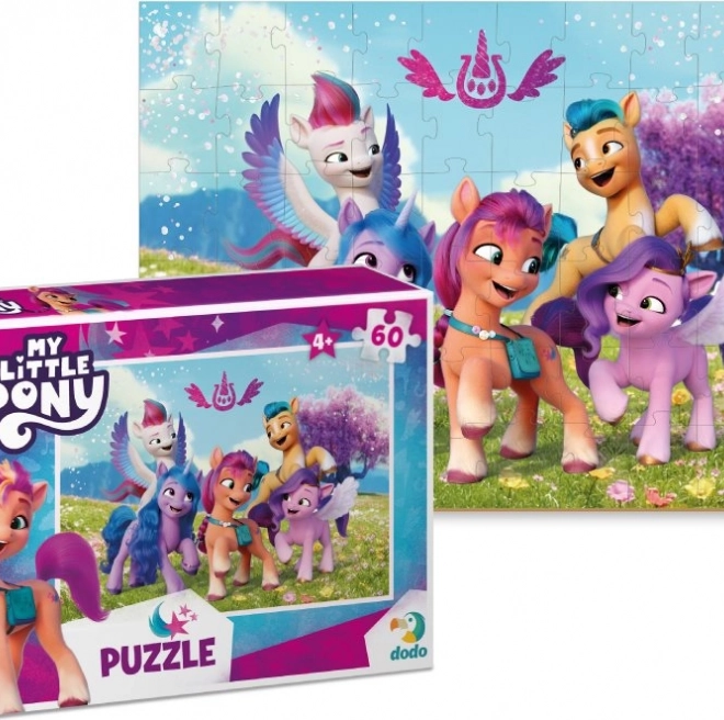 Puzzle DODO My Little Pony nel prato magico 60 pezzi