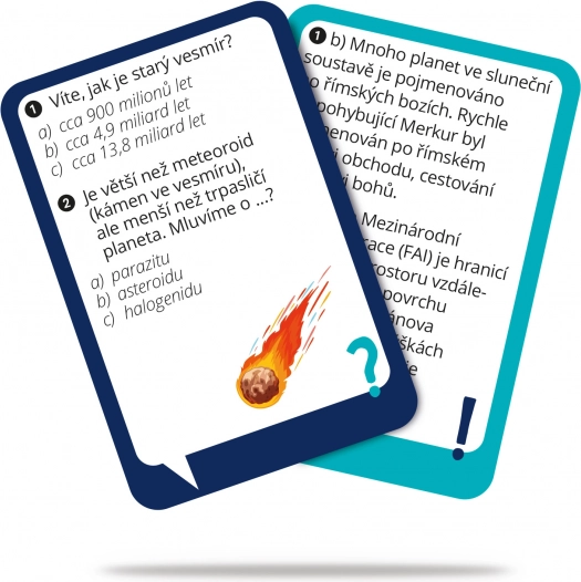 Quiz Tascabili Junior – Gioco di viaggio spaziale