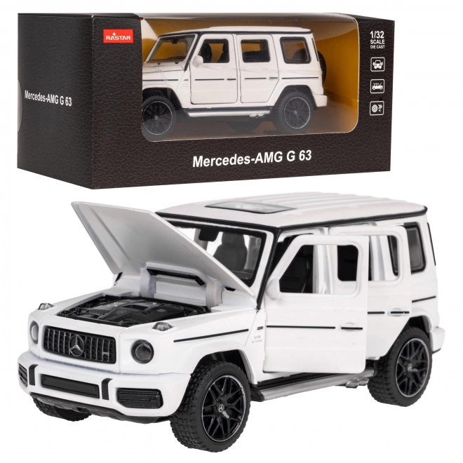 Modellino Mercedes-AMG G 63 RASTAR in bianco 1:32