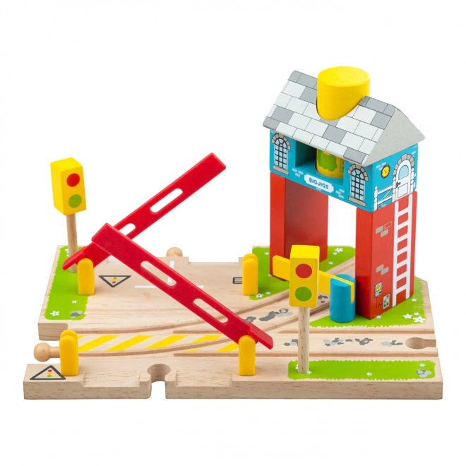 Passaggio a livello con segnalazione Bigjigs Rail