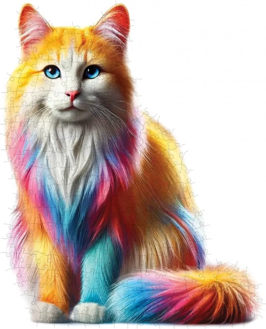 Puzzle in legno Gatto Arcobaleno 250 pezzi
