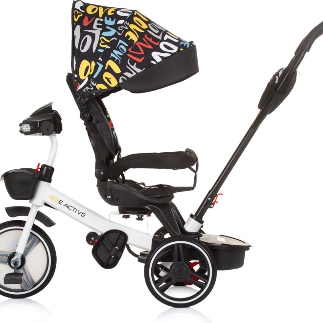 Triciclo con tettoia 2 in 1 Be Active Love