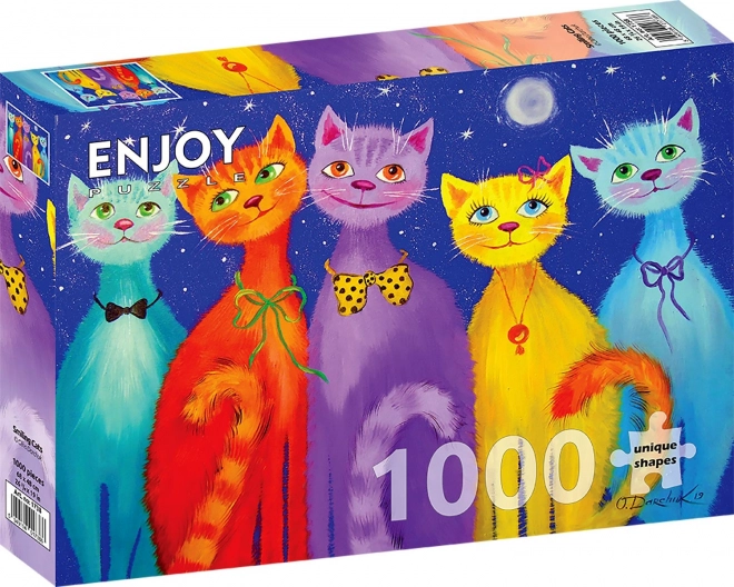 Puzzle Gatti Sorridenti 1000 pezzi