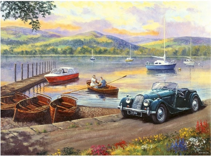 Puzzle Scoperta delle Bellezze dei Laghi 500 Pezzi
