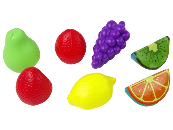 Frutta plastica colorata