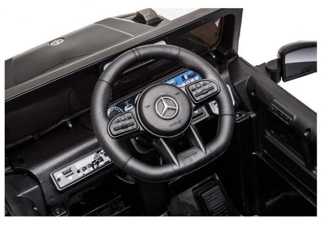 Auto elettrica per bambini Mercedes G63 AMG nero verniciato