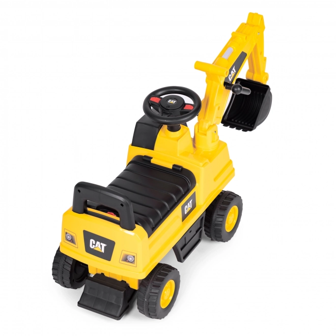 Escavatore per bambini con volante interattivo e suoni - Giallo
