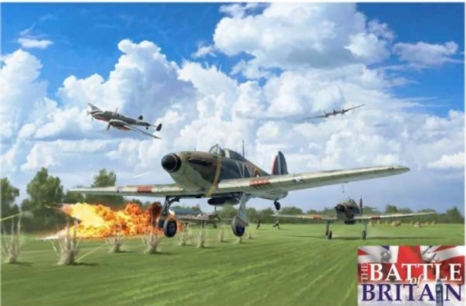 Hurricane Mk.I modello in plastica Battaglia d'Inghilterra 80° Anniversario