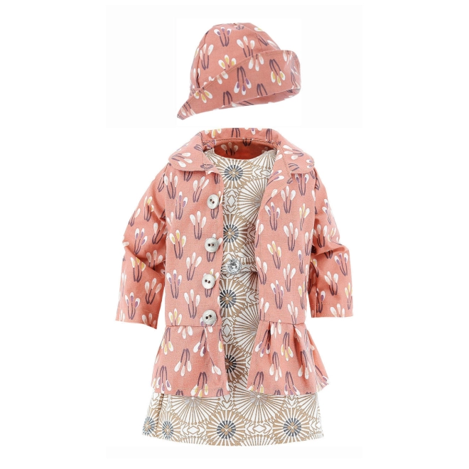Cappottino elegante con fantasia originale