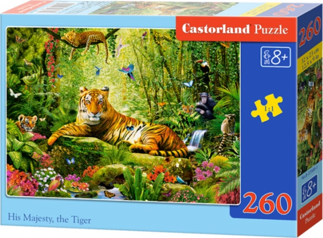 Puzzle Tigre Maestoso 260 Pezzi CASTORLAND