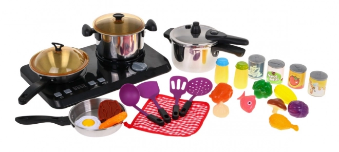 Set giochi da cucina con suoni e luci per bambini 3+