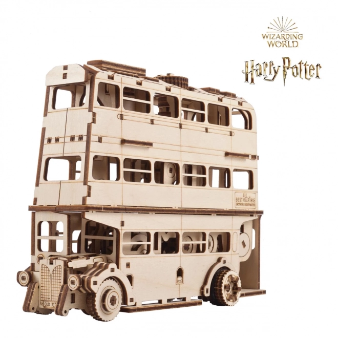 Autobus dei Cavalieri Harry Potter - Puzzle 3D in legno UGEARS