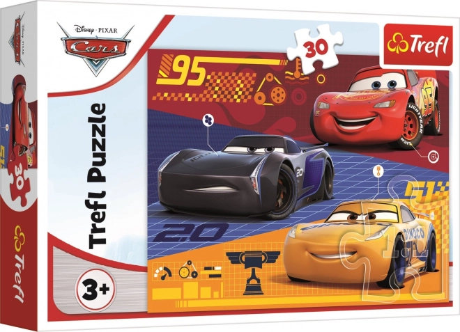 Puzzle Cars prima della gara 30 pezzi