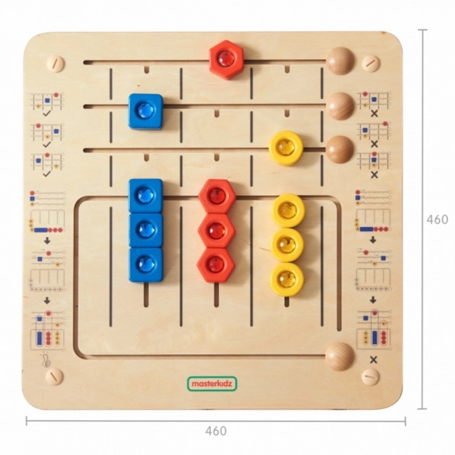 Pannello Educativo Montessori Masterkidz per Ordinare i Diamanti