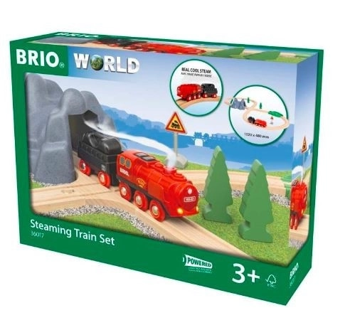 Set treno a vapore BRIO