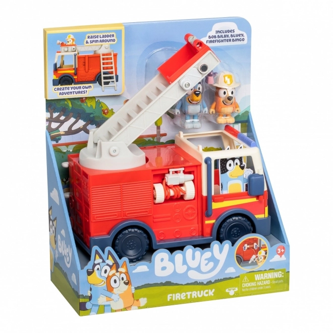 Set di personaggi Bluey Camion dei pompieri
