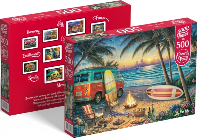 Puzzle La Vita in Camper 500 Pezzi