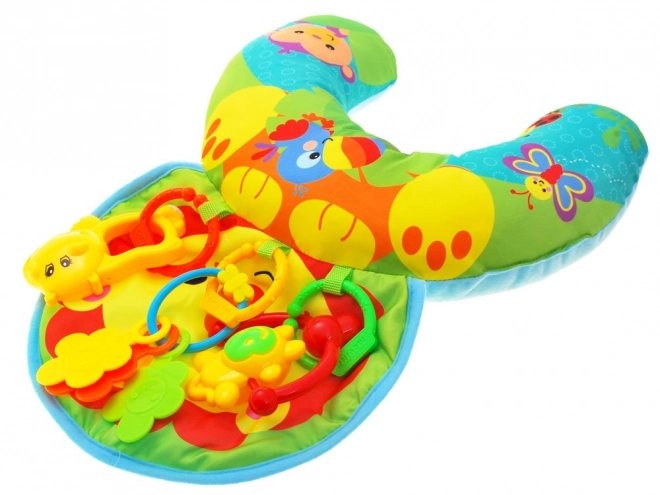 Cuscino stabilizzatore per bambino con giochi colorati – Leone