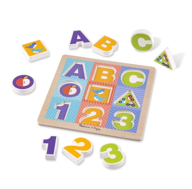 Puzzle ABC in Legno