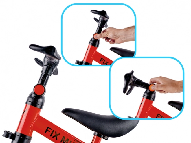 Bicicletta Triciclo Fix Mini 3 in 1 con Pedali Bianco – Rosso