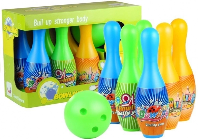 Set da Bowling 6 Birilli e Palla Giochi Sportivi