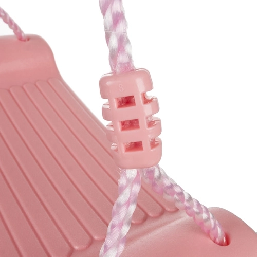 Altalena per bambini su corda rosa