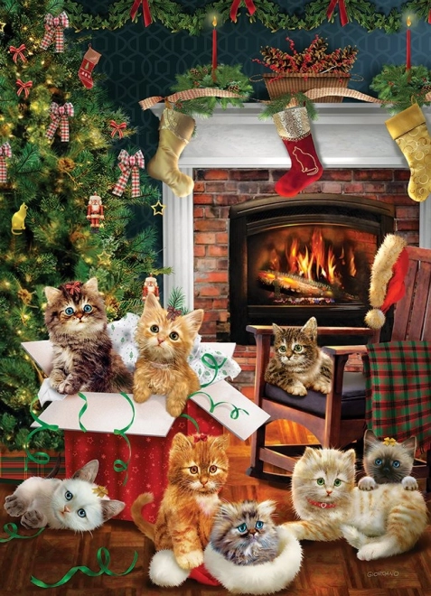 Puzzle Gattini di Natale 1000 pezzi