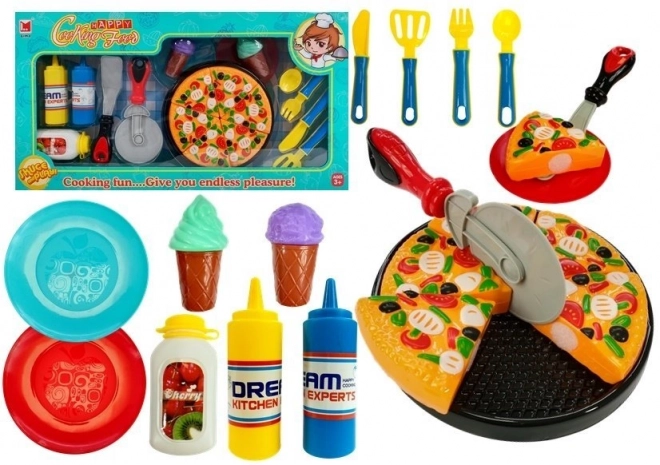 Set pizza e gelato Fast Food 20 pezzi