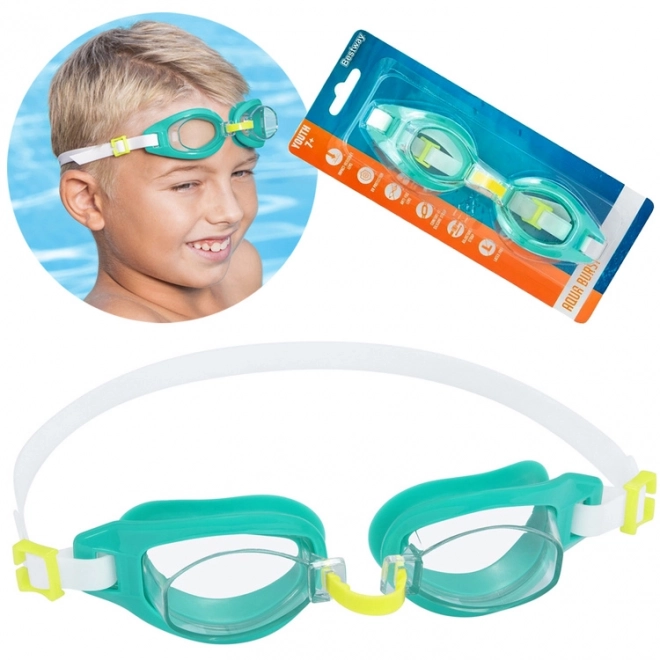 Occhialini da nuoto Aqua Burst per bambini 7+