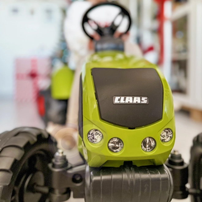 Trattore a pedali FALK Claas Arion 430 con rimorchio