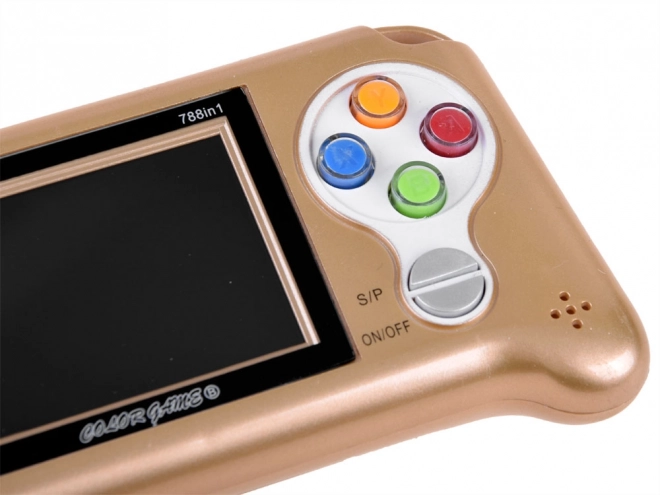 Console di gioco portatile con 70 giochi – oro