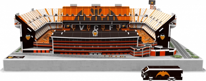 Puzzle 3D Stadio Mestalla FC Valencia Luminoso