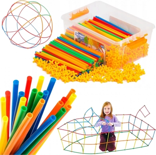 Woopie cannucce costruttive colorate 800 pz