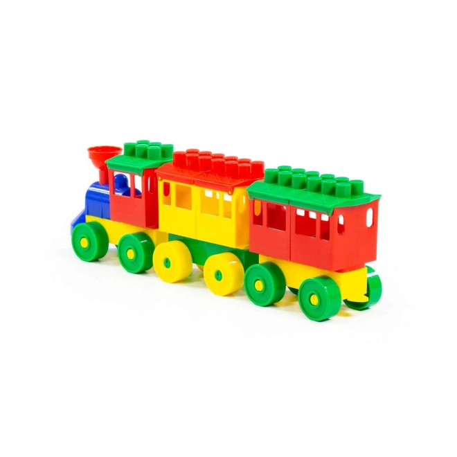 Set di trenini in plastica colorata per bambini dai 3+ anni