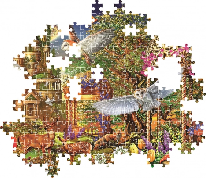 Puzzle Giardino Fantasia Foresta 1500 Pezzi