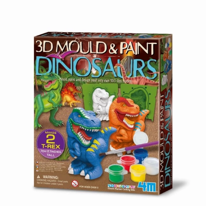 4m crea e dipingi dinosauri 3D